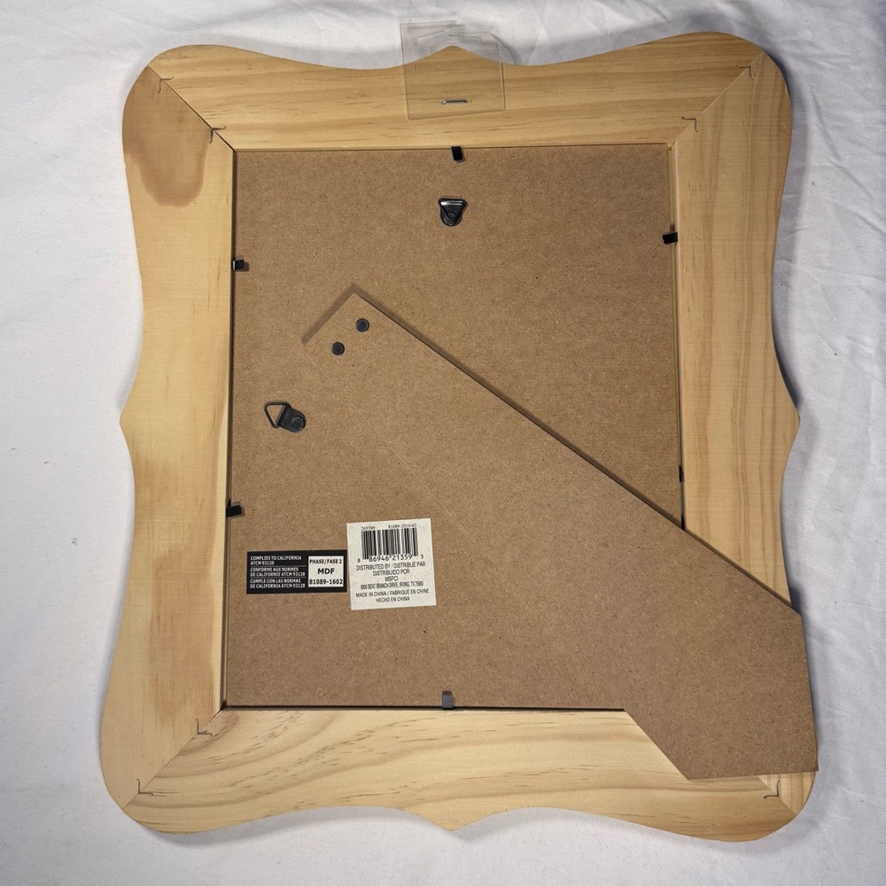 Artminds 8x10 Natural raw Pinewood Decorative Photo Frame - NEW - Picture 2 of 4